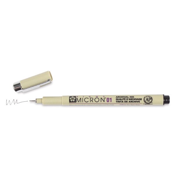 Black Micron 01 Pen